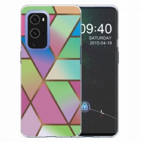 Telefoonhoesje voor OnePlus 9 Geometrisch Marmer