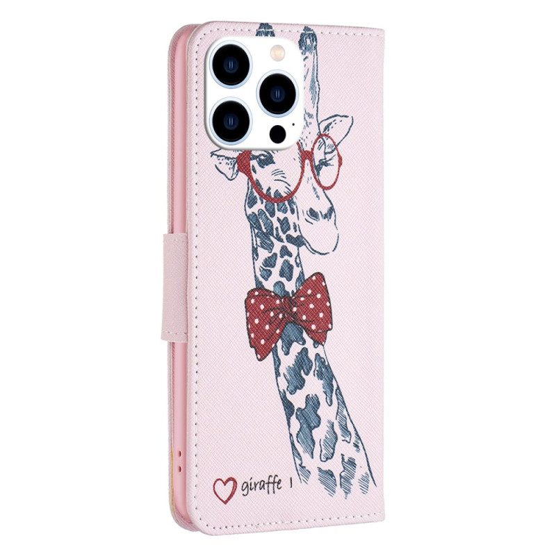 Bescherming Hoesje iPhone 16 Pro Giraf