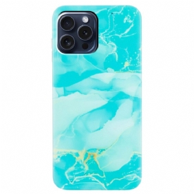 Case Hoesje iPhone 16 Pro Telefoonhoesje Gemarmerd Patroon