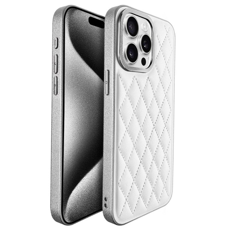 Cover Hoesje iPhone 16 Pro Telefoonhoesje Gewatteerd Kst Design