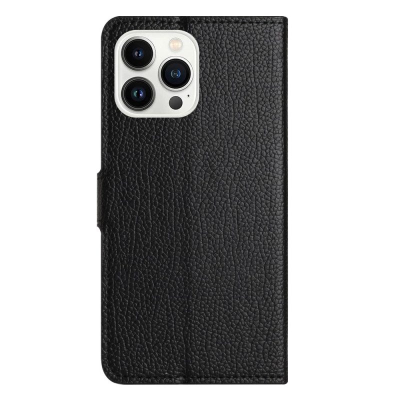 Flip Case Leren iPhone 16 Pro Stijlvol