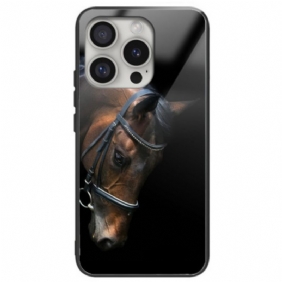 Hoesje iPhone 16 Pro Paardenhoofd Gehard Glas