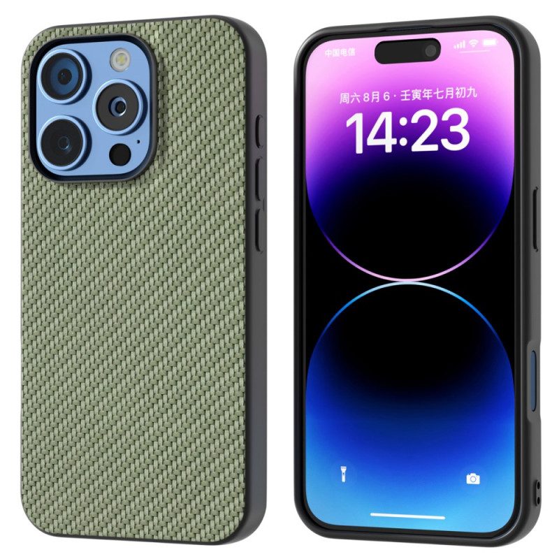 Hoesje Voor iPhone 16 Pro Abeel Koolstofvezel