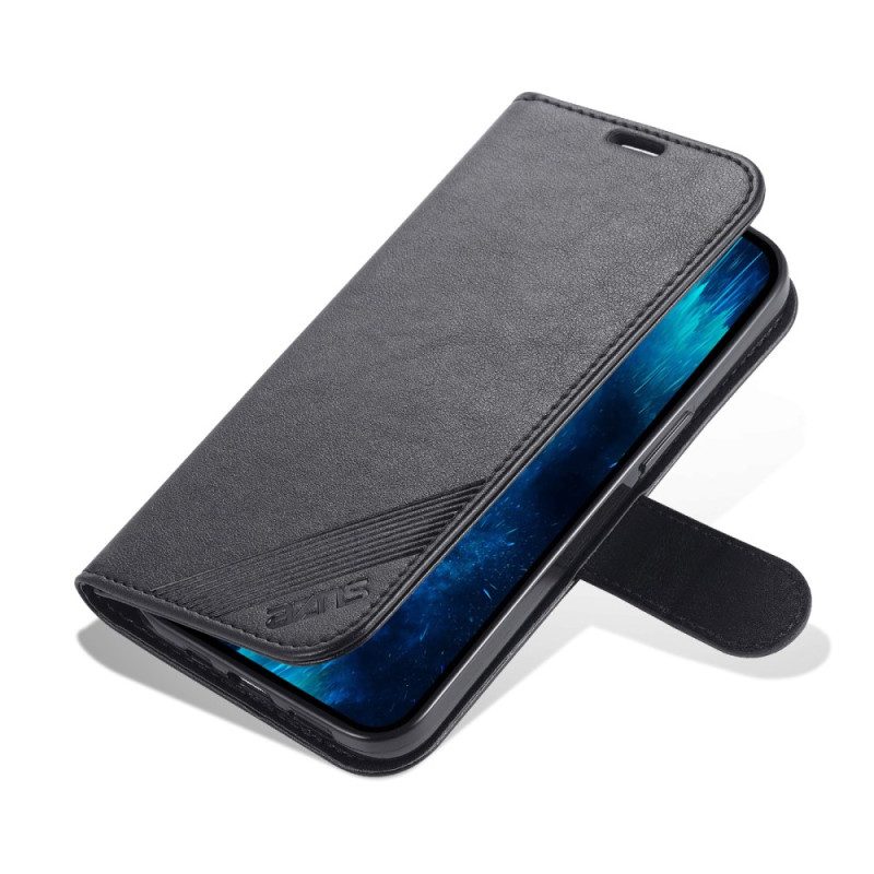 Leren Hoesje Voor iPhone 16 Pro Azns