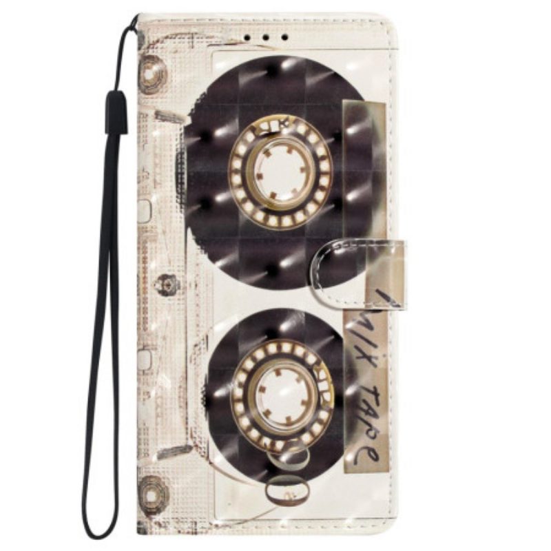 Leren Hoesje Voor iPhone 16 Pro Lanyardcassette