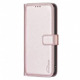 Leren Hoesje Voor iPhone 16 Pro Portemonnee-etui Met Klep