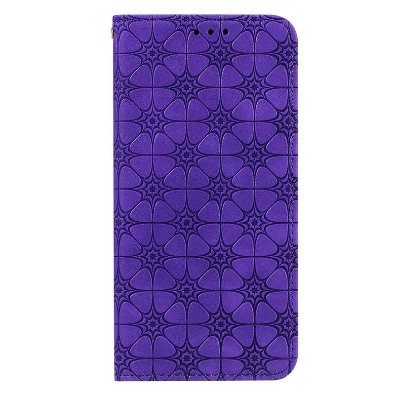 Bescherming Hoesje voor Samsung Galaxy M11 Folio-hoesje Barokke Bloemen