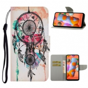 Flip Case voor Samsung Galaxy M11 Dromenvanger Aquarel