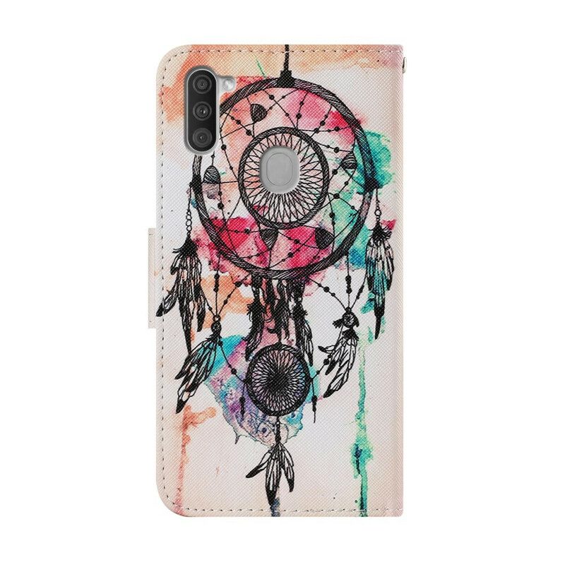 Flip Case voor Samsung Galaxy M11 Dromenvanger Aquarel