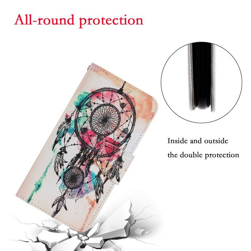 Flip Case voor Samsung Galaxy M11 Dromenvanger Aquarel