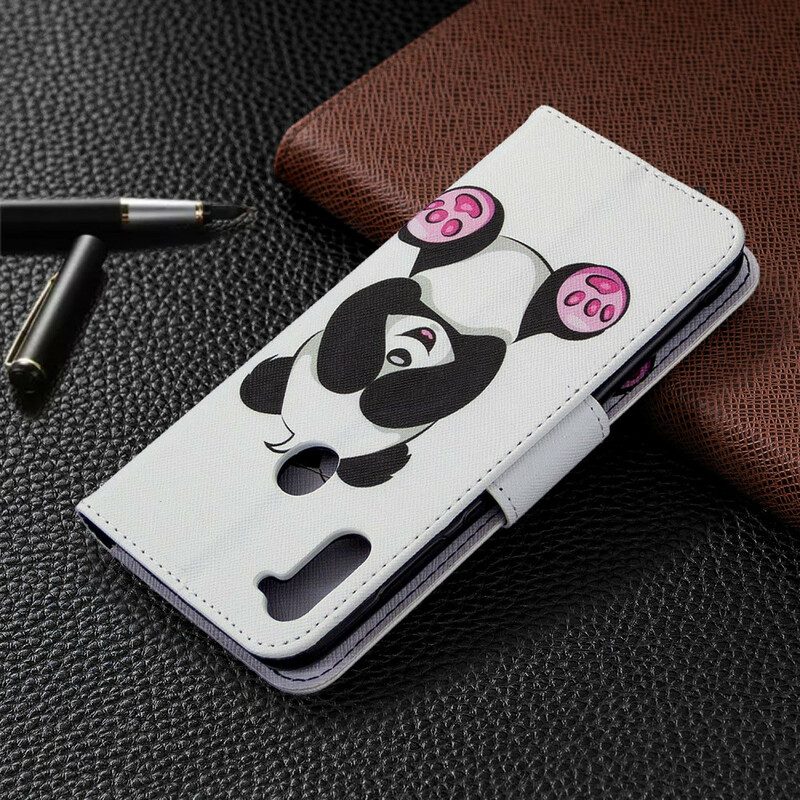 Folio-hoesje voor Samsung Galaxy M11 Panda-plezier