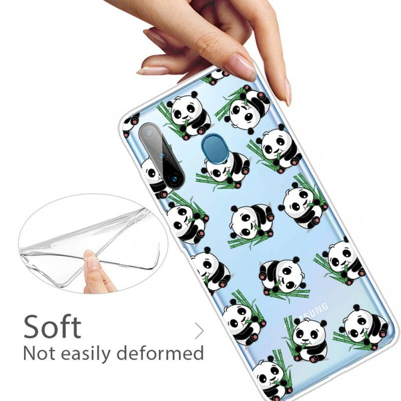 Hoesje voor Samsung Galaxy M11 Top Panda's Plezier