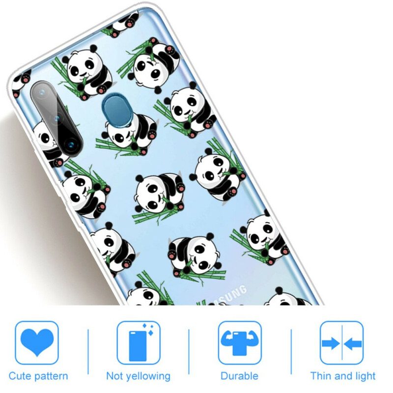 Hoesje voor Samsung Galaxy M11 Top Panda's Plezier