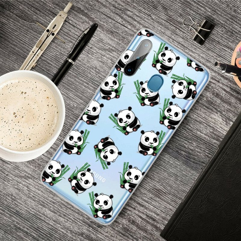 Hoesje voor Samsung Galaxy M11 Top Panda's Plezier