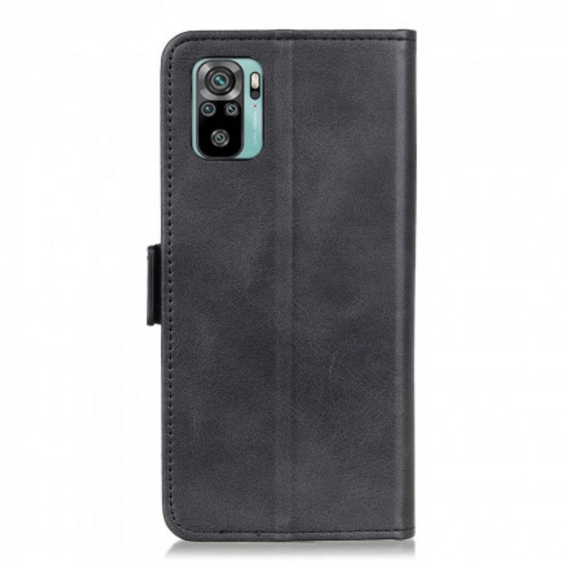 Folio-hoesje voor Poco M5s Flip Case Dubbele Klep