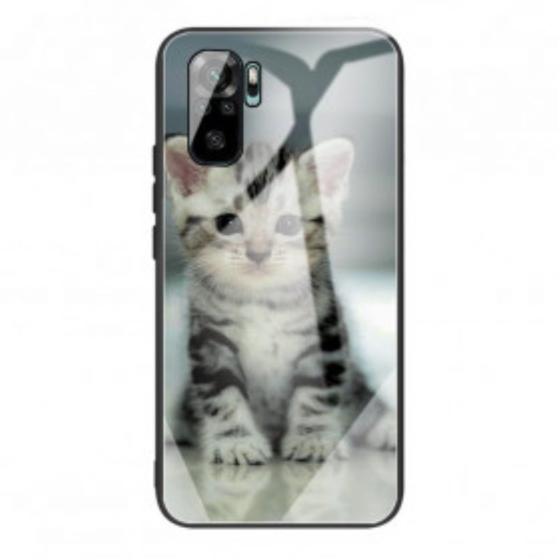 Hoesje voor Poco M5s Kitten Gehard Glas