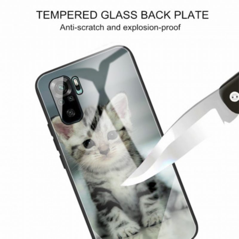 Hoesje voor Poco M5s Kitten Gehard Glas