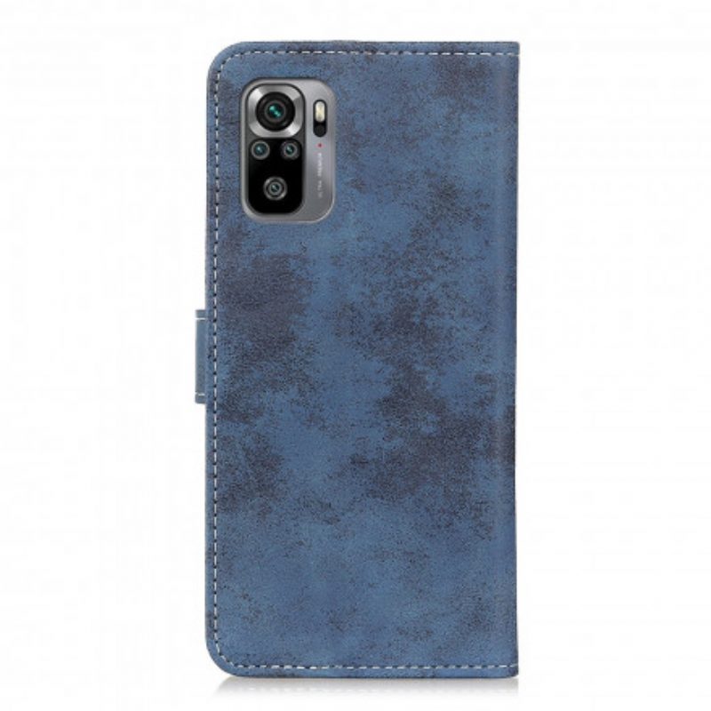 Leren Hoesje voor Poco M5s Vintage Leereffect