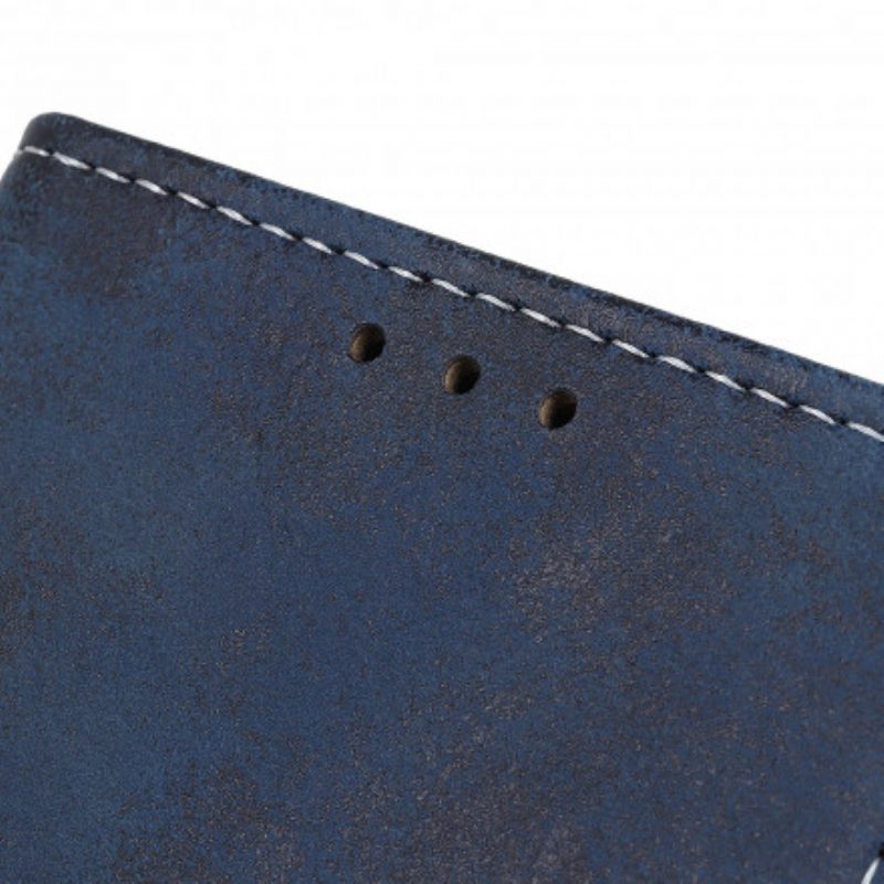 Leren Hoesje voor Poco M5s Vintage Leereffect