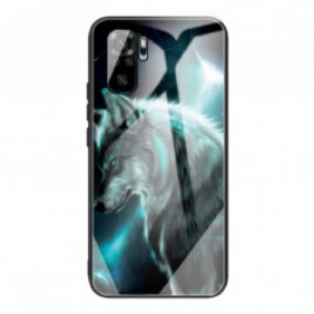 Telefoonhoesje voor Poco M5s Wolf Van Gehard Glas