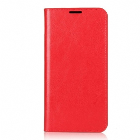 Bescherming Hoesje voor Huawei P40 Lite Folio-hoesje Echt Leer