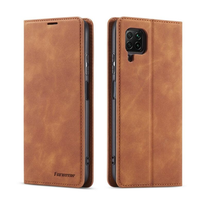 Bescherming Hoesje voor Huawei P40 Lite Folio-hoesje Forwenw Ledereffect