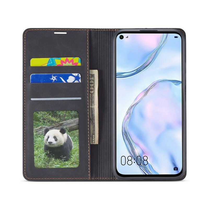 Bescherming Hoesje voor Huawei P40 Lite Folio-hoesje Forwenw Ledereffect