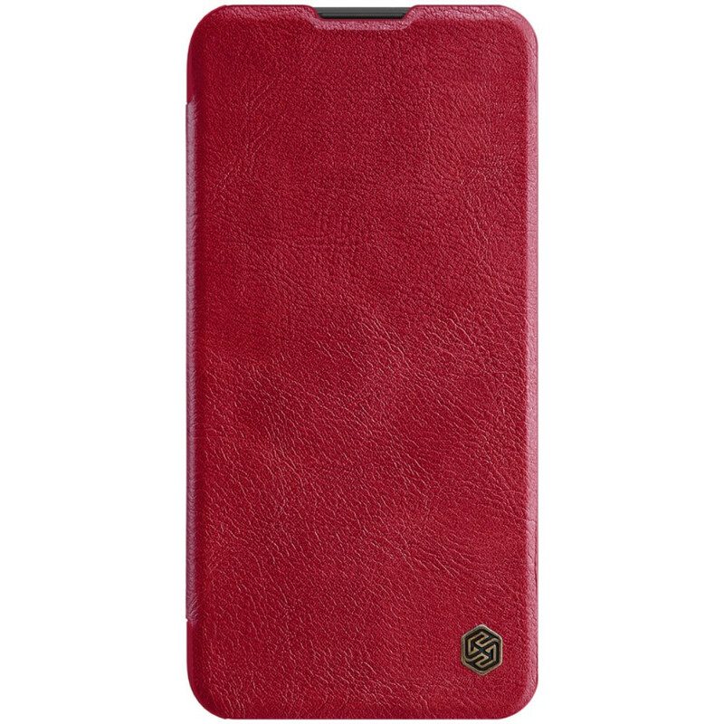 Bescherming Hoesje voor Huawei P40 Lite Folio-hoesje Qin-serie Nillkin