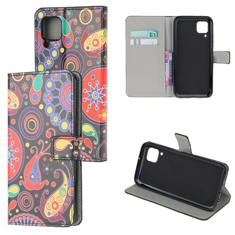 Flip Case voor Huawei P40 Lite Galaxy-ontwerp