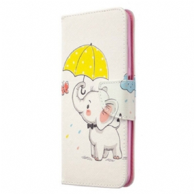 Folio-hoesje voor Huawei P40 Lite Baby Olifant