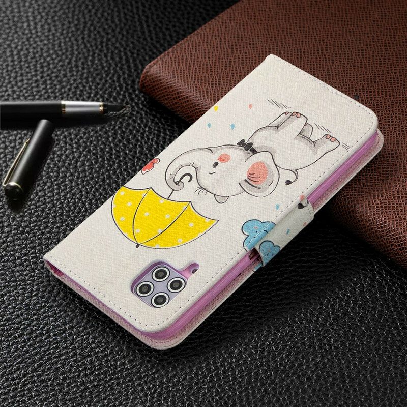 Folio-hoesje voor Huawei P40 Lite Baby Olifant