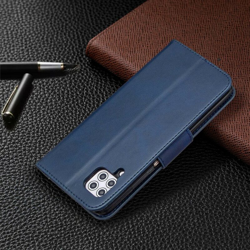 Folio-hoesje voor Huawei P40 Lite Flip Case Gladde Flap Schuin