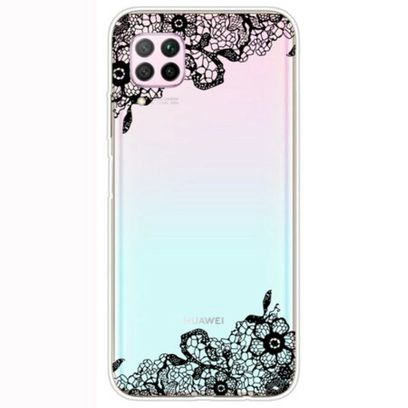 Hoesje voor Huawei P40 Lite Fijne Kant