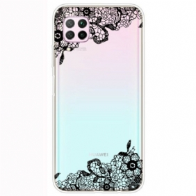 Hoesje voor Huawei P40 Lite Fijne Kant