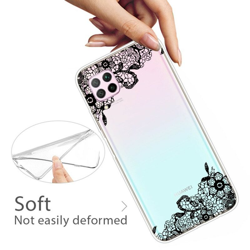 Hoesje voor Huawei P40 Lite Fijne Kant