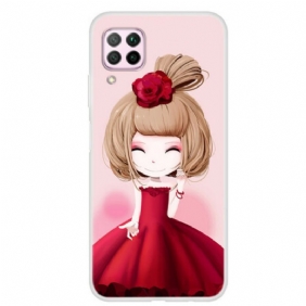 Hoesje voor Huawei P40 Lite Manga Dame