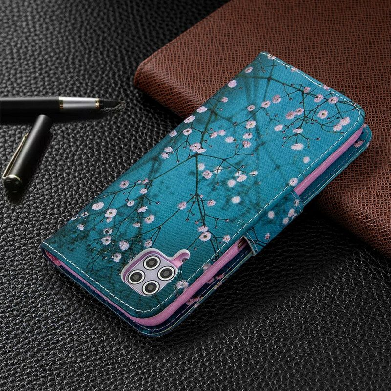 Leren Hoesje voor Huawei P40 Lite Bloesem Boom