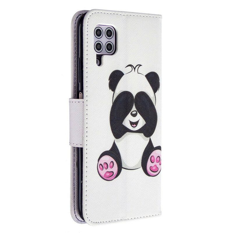 Leren Hoesje voor Huawei P40 Lite Panda-plezier