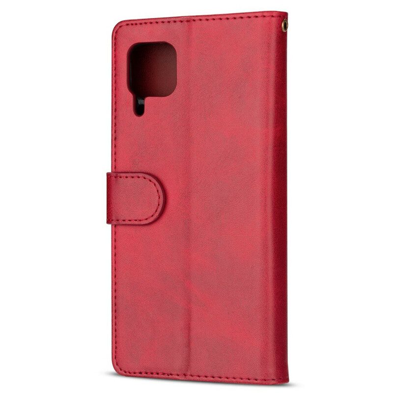 Leren Hoesje voor Huawei P40 Lite Portemonnee Met Lanyard