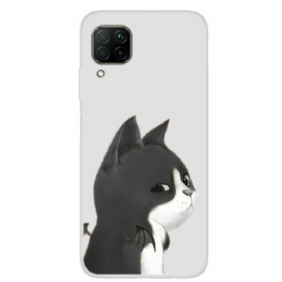 Telefoonhoesje voor Huawei P40 Lite Duivelse Kat