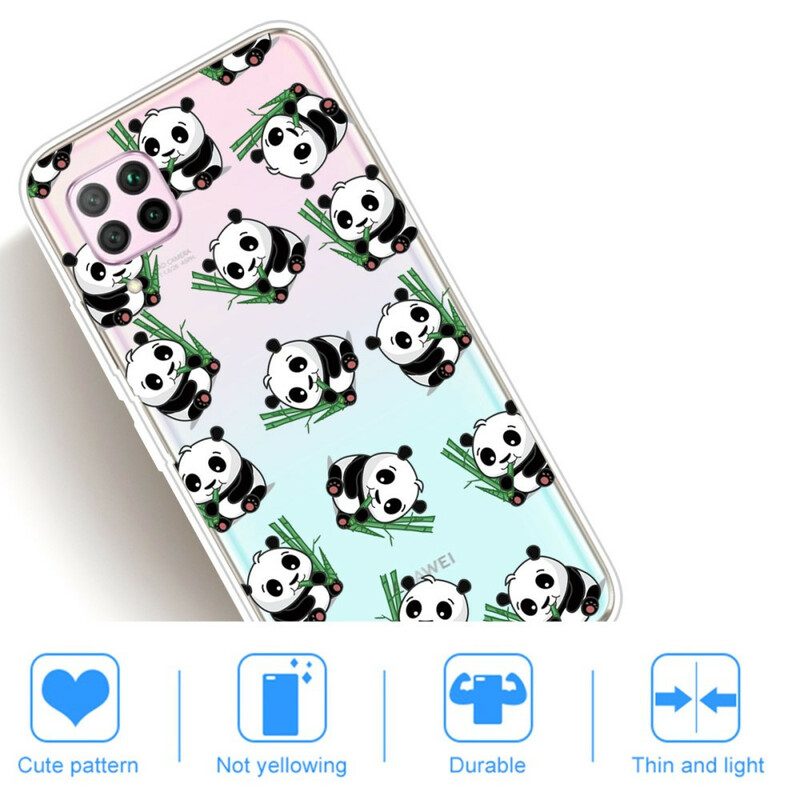 Telefoonhoesje voor Huawei P40 Lite Kleine Panda's