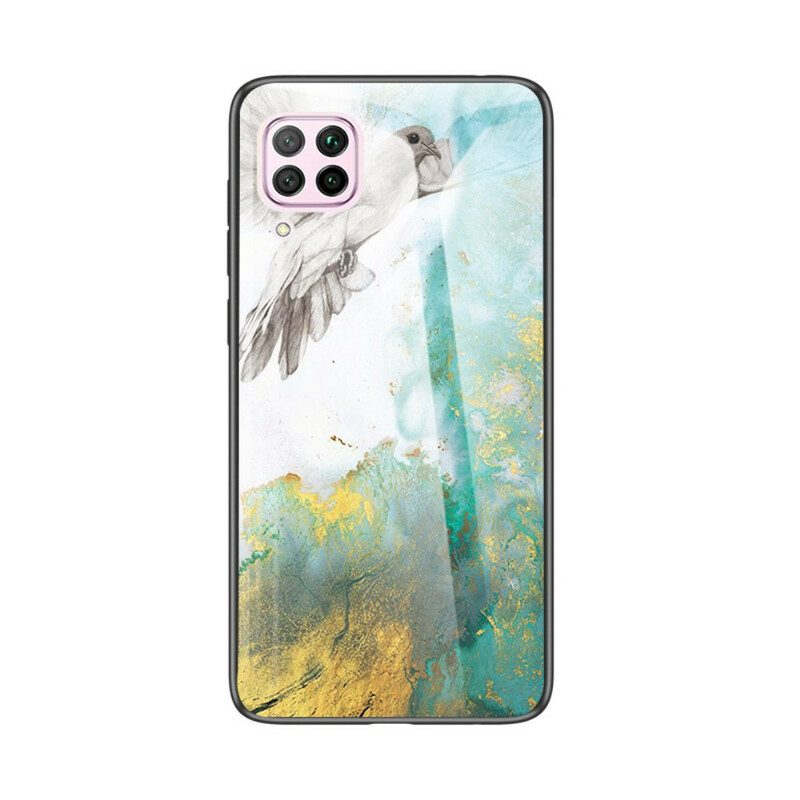 Telefoonhoesje voor Huawei P40 Lite Premium Kleuren Gehard Glas