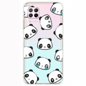 Telefoonhoesje voor Huawei P40 Lite Sentimentele Panda's