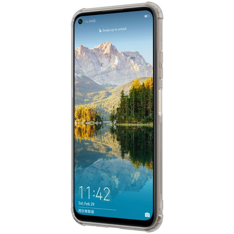 Telefoonhoesje voor Huawei P40 Lite Versterkte Transparante Nillkin