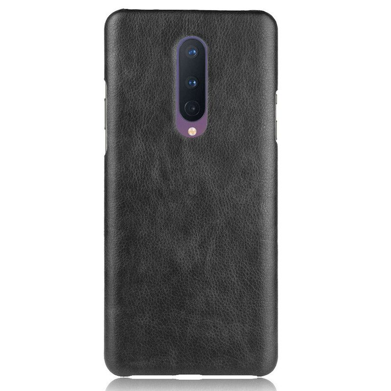 Hoesje voor OnePlus 8 Litchi Performance Leereffect