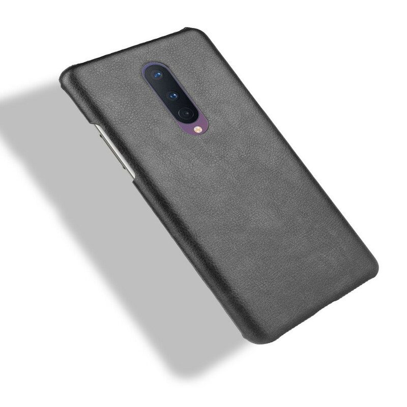 Hoesje voor OnePlus 8 Litchi Performance Leereffect