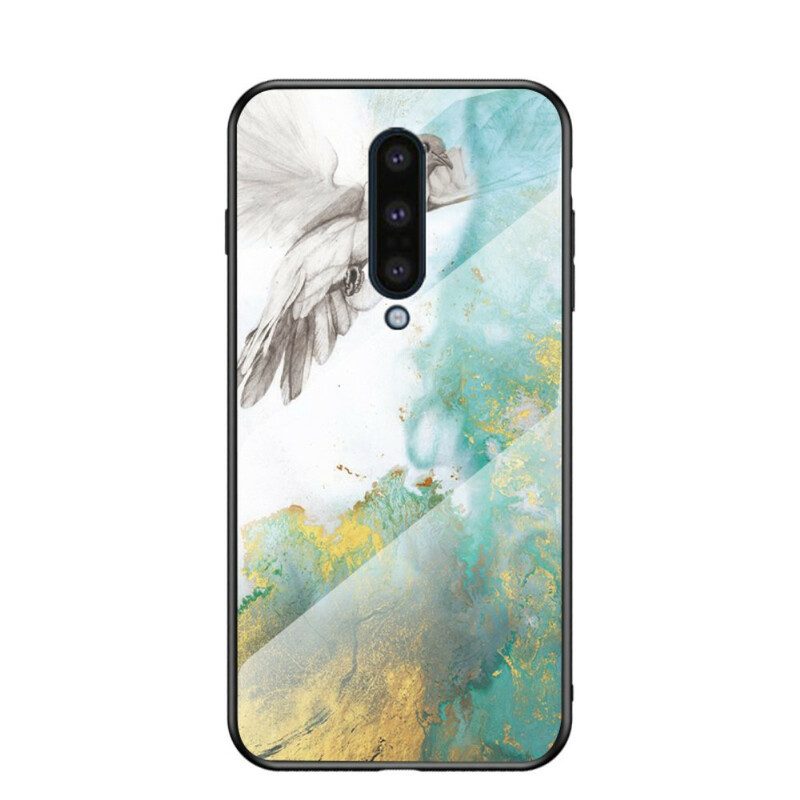 Hoesje voor OnePlus 8 Premium Kleuren Gehard Glas