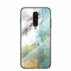 Hoesje voor OnePlus 8 Premium Kleuren Gehard Glas