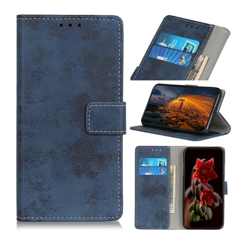 Leren Hoesje voor OnePlus 8 Vintage Leereffect