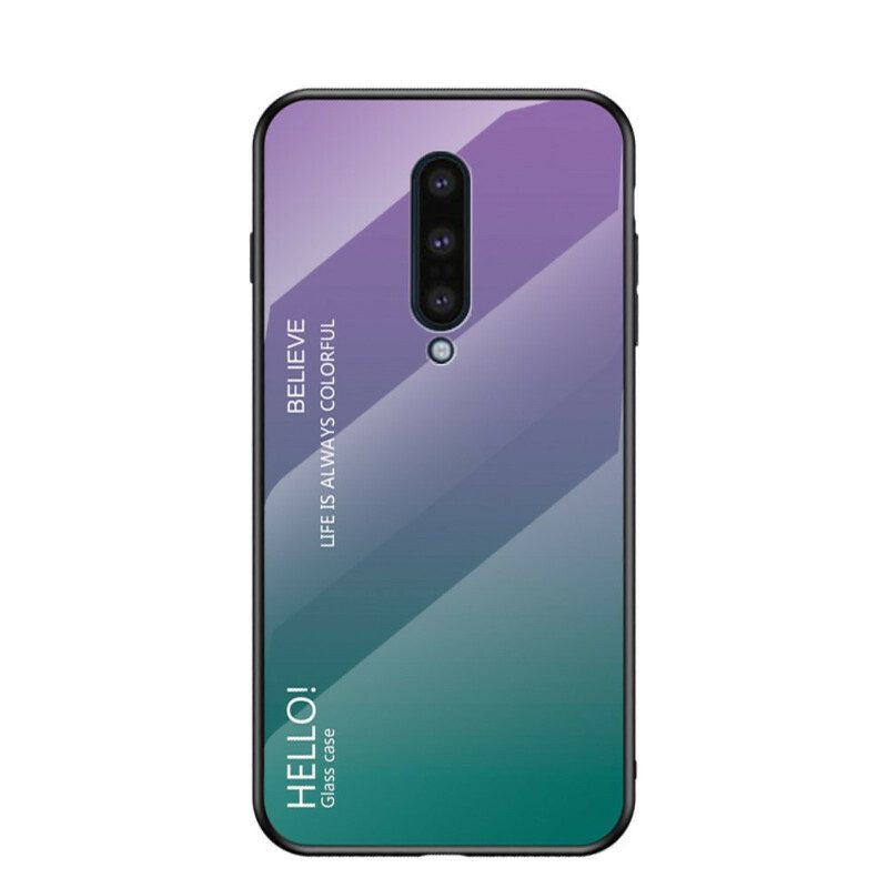 Telefoonhoesje voor OnePlus 8 Gehard Glas Hallo